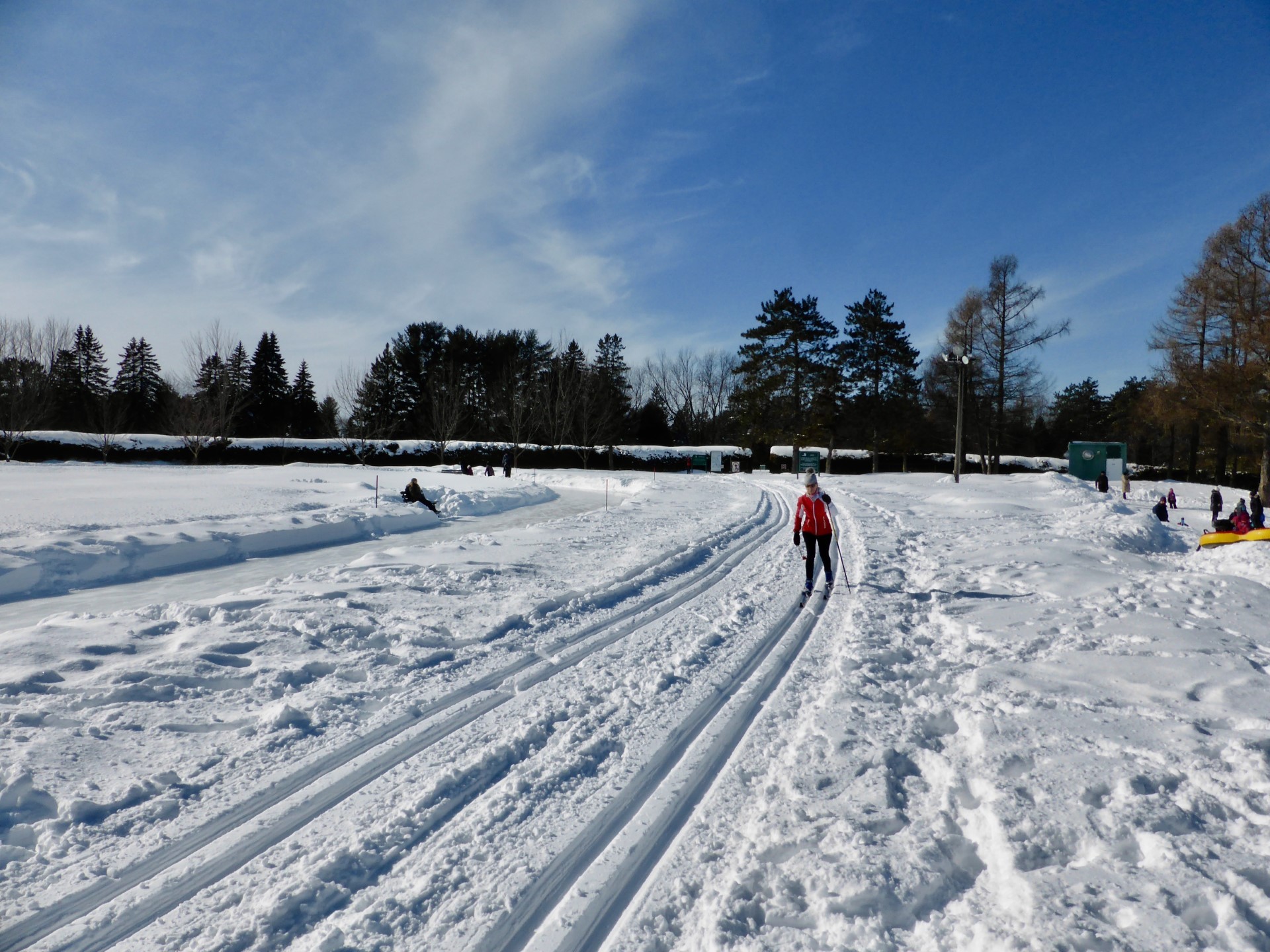 Ski de fond au parc Saint-Jean-Bosco JNM